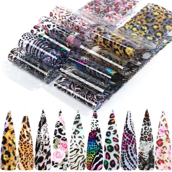 10pcs/set nail art stickers snake print foils leopard wild animal skin transfer sticker slider starry sky gel polish1, Black
10pcs/set nail art stickers snake print foils leopard wild animal skin transfer sticker slider starry sky gel polish1, Black