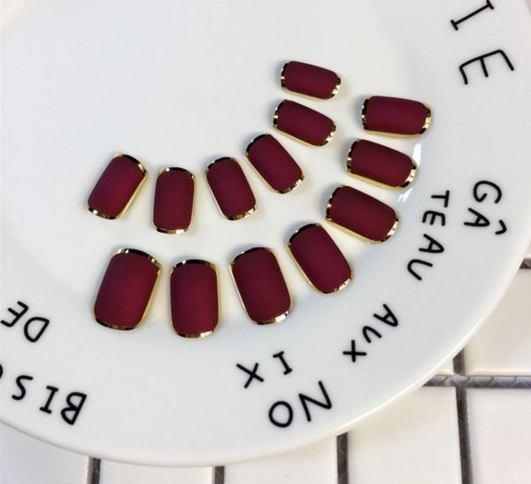 matte fake nails on full cover false with 24 faux ongles for choose glue sticker the back1, Red;gold
matte fake nails on full cover false with 24 faux ongles for choose glue sticker the back1, Red;gold