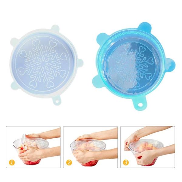food savers & storage containers 6-piece silicone fresh-keeping cover sealing preservation bowl plastic wrap 
food savers & storage containers 6-piece silicone fresh-keeping cover sealing preservation bowl plastic wrap