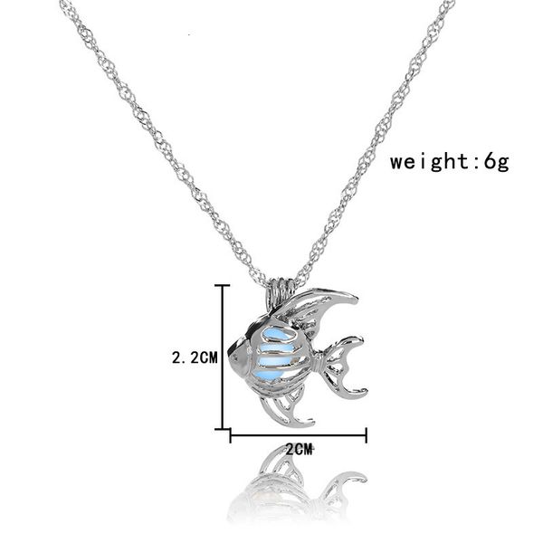 luminous fashion creative korean diy fish necklace summer beach ocean clavicle chain accessories, Silver
luminous fashion creative korean diy fish necklace summer beach ocean clavicle chain accessories, Silver