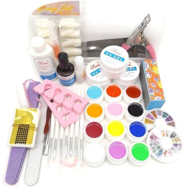 nail art kits warm girl pro uv gel kit cleanser plus polishes coat brush tools with 36w white lamp
nail art kits warm girl pro uv gel kit cleanser plus polishes coat brush tools with 36w white lamp