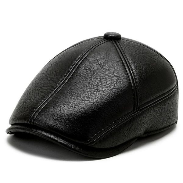 berets men pu leather baseball cap sheep beret sboy belt black hunting hats, Blue;gray
berets men pu leather baseball cap sheep beret sboy belt black hunting hats, Blue;gray