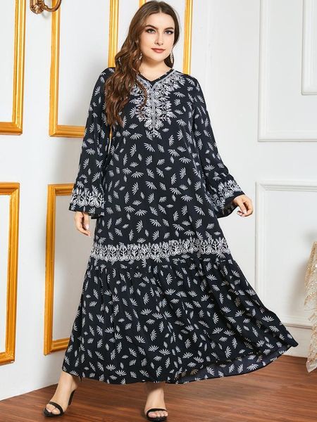 casual dresses 2021 spring long sleeve dress women v neck flare embroidery retro vintage loose oversized plus size clothing, Black;gray
casual dresses 2021 spring long sleeve dress women v neck flare embroidery retro vintage loose oversized plus size clothing, Black;gray