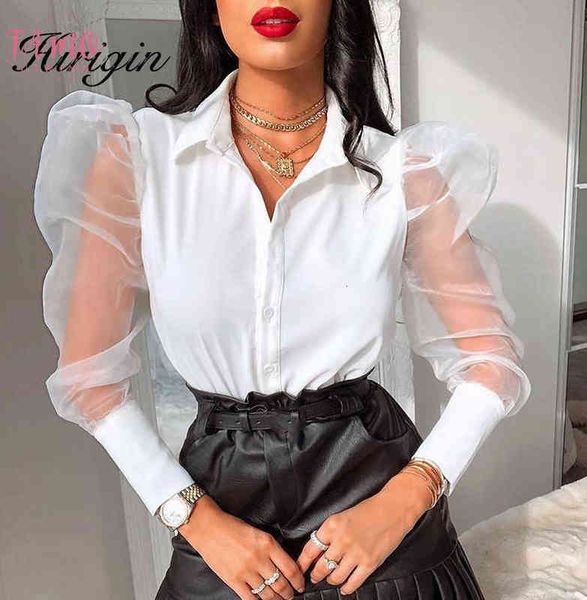 vintage patchwork puff long sleeve blouse women elegant white shirt ladies designed fashion organza transparent
vintage patchwork puff long sleeve blouse women elegant white shirt ladies designed fashion organza transparent
