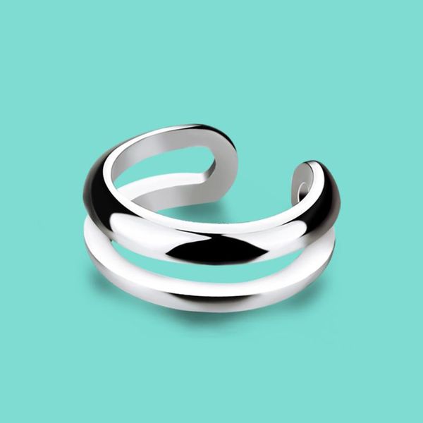 cluster rings disscount minimalist women's original silver ring 7.5mm glossy girl fine jewelry gift open adjustment anel menina, Golden;silver
cluster rings disscount minimalist women's original silver ring 7.5mm glossy girl fine jewelry gift open adjustment anel menina, Golden;silver