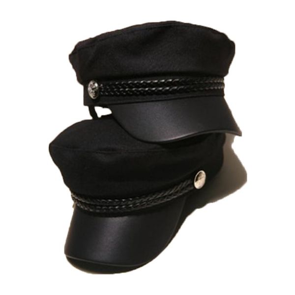 wide brim hats fashion women men military hat spring autumn sailor black ladies beret caps flat captain cap travel cadet octagonal, Blue;gray
wide brim hats fashion women men military hat spring autumn sailor black ladies beret caps flat captain cap travel cadet octagonal, Blue;gray