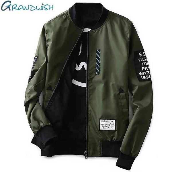 grand with patch green both side wear thin pilot bomber wind breaker et men,da113, Black
grand with patch green both side wear thin pilot bomber wind breaker et men,da113, Black