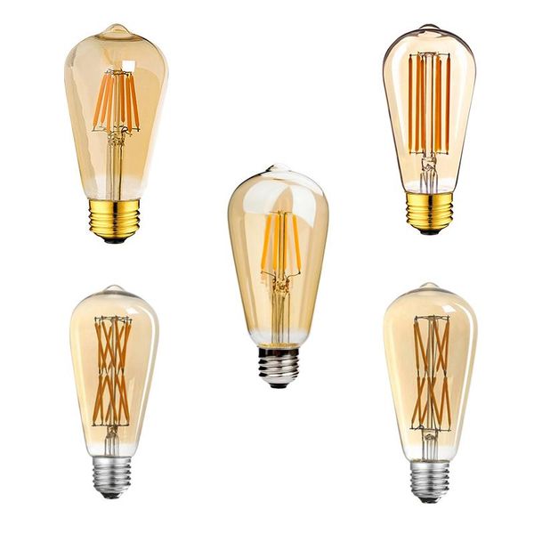 bulbs st64 vintage led filament bulb e27 4w 6w 12w 16w edison light amber gold glass antique shape decoration lighting lamps
bulbs st64 vintage led filament bulb e27 4w 6w 12w 16w edison light amber gold glass antique shape decoration lighting lamps