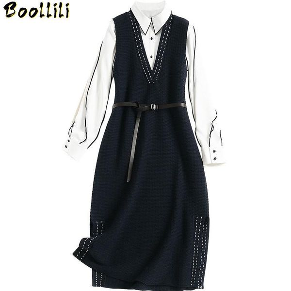 casual dresses spring autumn dress women clothes 2021 vintage elegant office women's formal ladies two piece set vestidos, Black;gray
casual dresses spring autumn dress women clothes 2021 vintage elegant office women's formal ladies two piece set vestidos, Black;gray