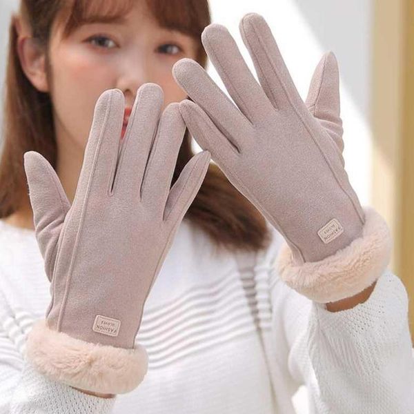 sports gloves women autumn winter furry warm mitts full finger female motorcycle anti-slip cycling outdoor sport screen, Black
sports gloves women autumn winter furry warm mitts full finger female motorcycle anti-slip cycling outdoor sport screen, Black