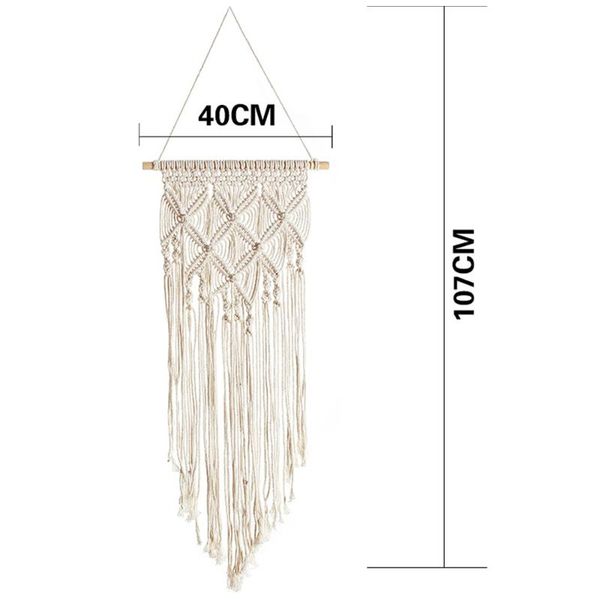 tapestries bohemian macrame wall hanging woven rhombus pattern tapestry birthday wedding gift handmade art decoration home living room
tapestries bohemian macrame wall hanging woven rhombus pattern tapestry birthday wedding gift handmade art decoration home living room