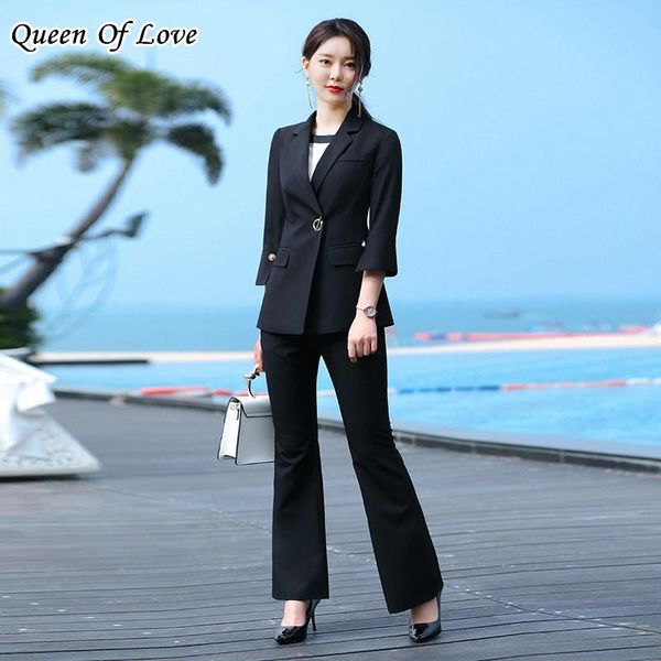 women office lady pant suits formal business ol blazer suit jackets with trouser two pieces set plus size s-4xl piece dress, White
women office lady pant suits formal business ol blazer suit jackets with trouser two pieces set plus size s-4xl piece dress, White