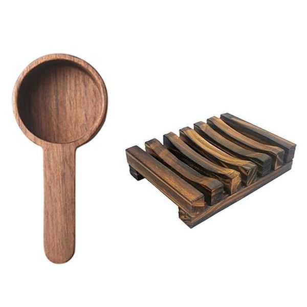 soap dishes 2x wooden measuring spoon set kitchen spoons & 1x natural wood dish holder, rectangular
soap dishes 2x wooden measuring spoon set kitchen spoons & 1x natural wood dish holder, rectangular