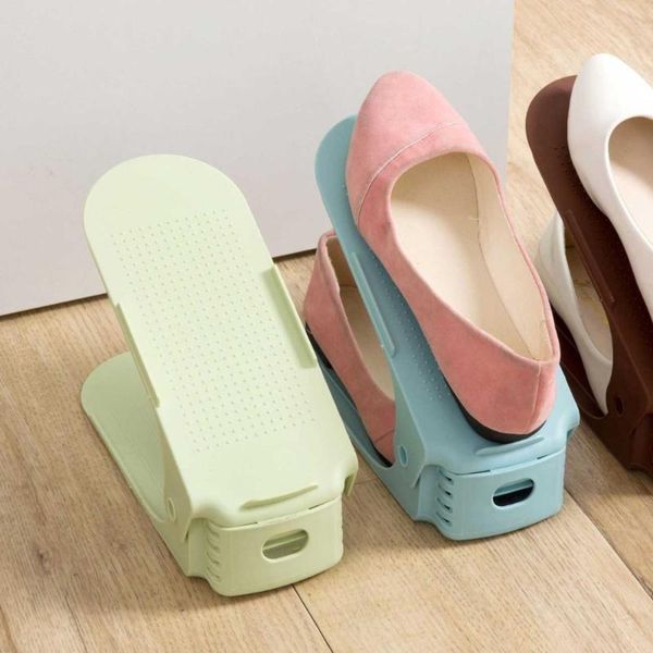 adjustable shoe organizer double layer rack shoes storage shelf cabinet shoebox stand shelves holder clothing & wardrobe
adjustable shoe organizer double layer rack shoes storage shelf cabinet shoebox stand shelves holder clothing & wardrobe