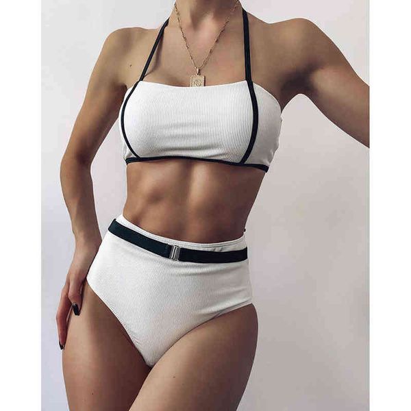 high waist bikini belt swimwear women`s swimsuit tube female bikinis set swimming for bathing suit woman beachwear, White;black
high waist bikini belt swimwear women`s swimsuit tube female bikinis set swimming for bathing suit woman beachwear, White;black