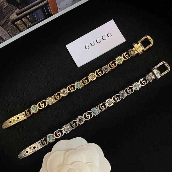 70% off luxury jewelry gujia new letter double g-net red temperament women's brass watch bracelet, Silver
70% off luxury jewelry gujia new letter double g-net red temperament women's brass watch bracelet, Silver