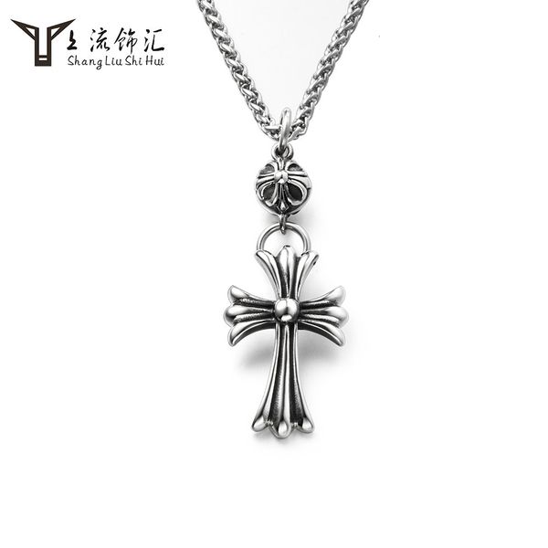 hip hop titanium steel necklace men's korean accessories simple student hiphop cross pendant fashion women, Silver
hip hop titanium steel necklace men's korean accessories simple student hiphop cross pendant fashion women, Silver