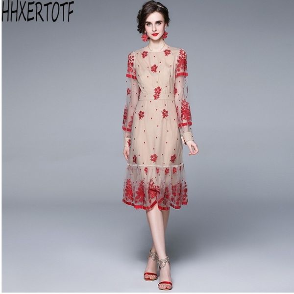 summer fashion europe temperament women lantern sleeve mesh embroidery party dresses ruffle dress 210531, Black;gray
summer fashion europe temperament women lantern sleeve mesh embroidery party dresses ruffle dress 210531, Black;gray