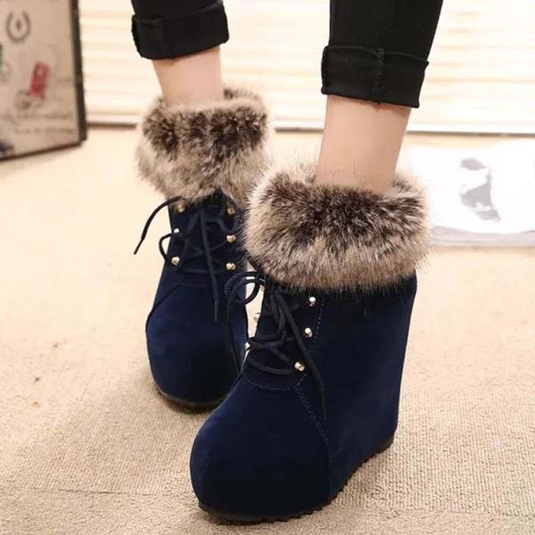 boots gigifox 2021 design height increasing platform high heels shoes ladies shoelace warm plush winter snow woman, Black
boots gigifox 2021 design height increasing platform high heels shoes ladies shoelace warm plush winter snow woman, Black