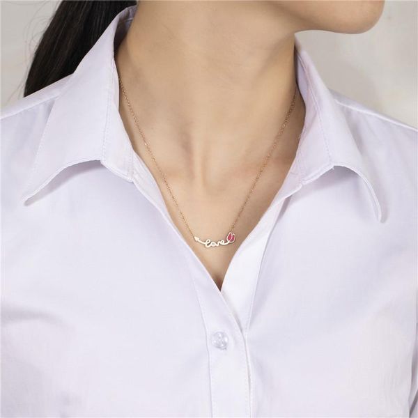 pendant necklaces 2021 vintage love arrow red rose flower necklace fashion titanium steel o-chain simple women jewelry gifts, Silver
pendant necklaces 2021 vintage love arrow red rose flower necklace fashion titanium steel o-chain simple women jewelry gifts, Silver