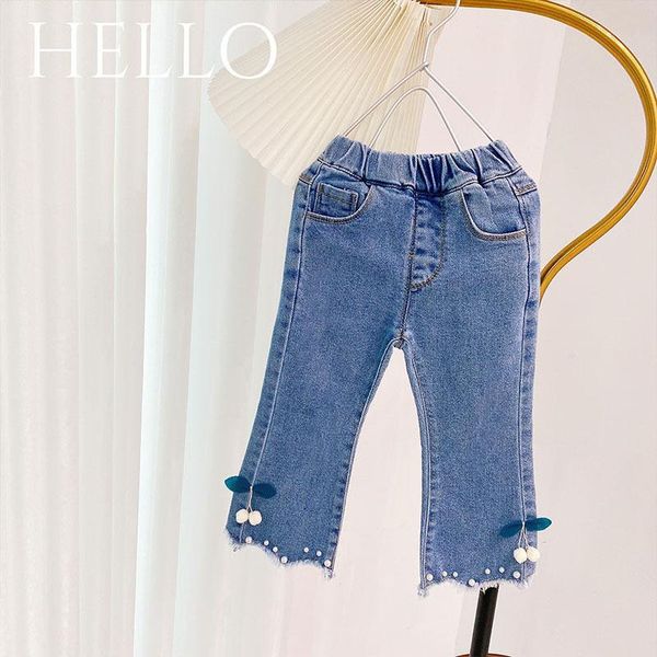 jeans spring and autumn kids jean for girl children's baby korean sweet pearl cherry horn casual toddler, Blue
jeans spring and autumn kids jean for girl children's baby korean sweet pearl cherry horn casual toddler, Blue