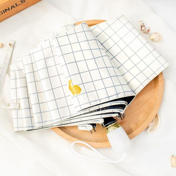 umbrellas automatic umbrella tri-folding creative small fresh korean girl plaid mini folding
umbrellas automatic umbrella tri-folding creative small fresh korean girl plaid mini folding