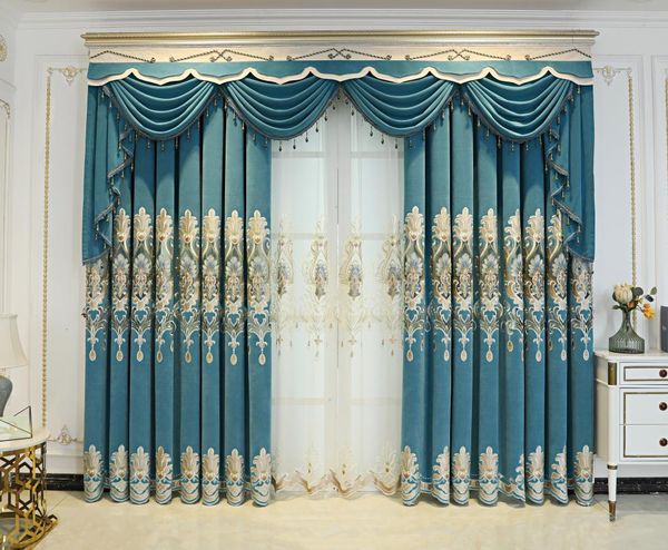 curtain & drapes elegant embroidery jacquard window panel sheer voile tulle drape blackout treatment home decorations
curtain & drapes elegant embroidery jacquard window panel sheer voile tulle drape blackout treatment home decorations