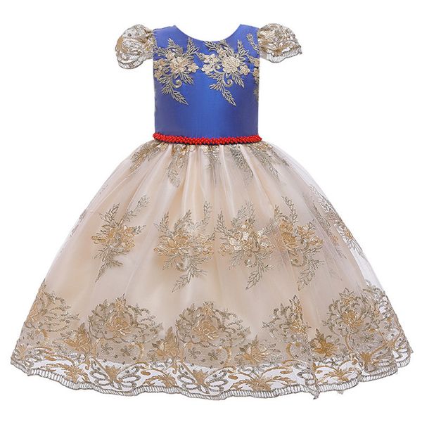 flower girls wedding dress christmas costume children evening party dress kids dresses for girls princess ball gown 0-8 years, Red;yellow 
flower girls wedding dress christmas costume children evening party dress kids dresses for girls princess ball gown 0-8 years, Red;yellow
