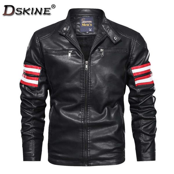 men's pilot leather jacket autumn and winter men fleece keep warm fashion casual water proof pu biker vintage coat male 211009, Black
men's pilot leather jacket autumn and winter men fleece keep warm fashion casual water proof pu biker vintage coat male 211009, Black