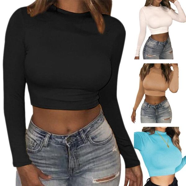 women's t-shirt women autumn bodycon lady simple solid color o-neck pullover 2021 female casual long sleeve slim fit basic tee, White
women's t-shirt women autumn bodycon lady simple solid color o-neck pullover 2021 female casual long sleeve slim fit basic tee, White