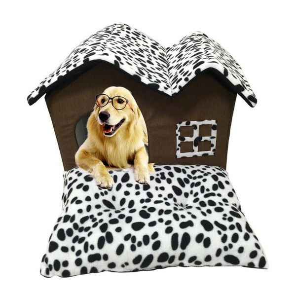 luxury high-end double pet house dog bed room kennels & pens
luxury high-end double pet house dog bed room kennels & pens