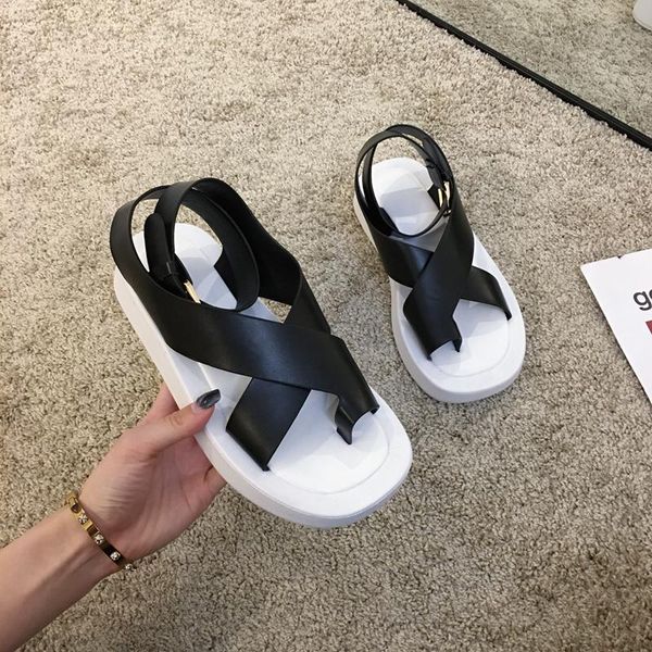 women summer sandals casual cross-strap black white ankle strap travel beach flats bukle open toe office ladies shoes
women summer sandals casual cross-strap black white ankle strap travel beach flats bukle open toe office ladies shoes