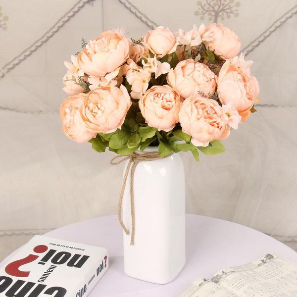 decorative flowers & wreaths faux silk peony simulation bridal wedding party home artificial bouquet 13 heads
decorative flowers & wreaths faux silk peony simulation bridal wedding party home artificial bouquet 13 heads