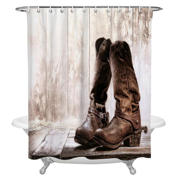 western cowboy vintage boots shower curtain home decoration bathroom item waterproof curtains
western cowboy vintage boots shower curtain home decoration bathroom item waterproof curtains