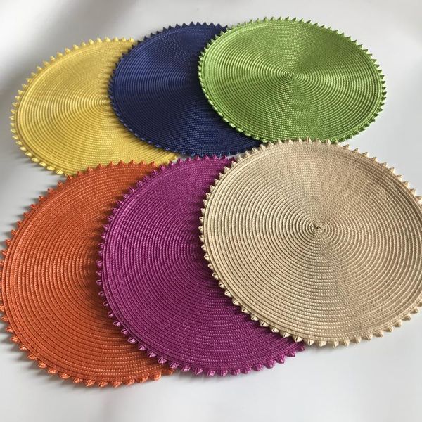 mats & pads round weave placemat table europe style dining napkin non-slip heat resistant cushion kitchen party decoration
mats & pads round weave placemat table europe style dining napkin non-slip heat resistant cushion kitchen party decoration