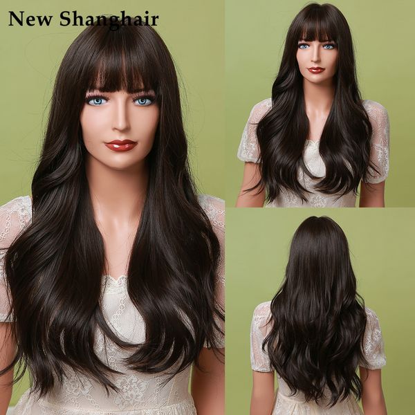 new shanghair synthetic long wavy dark ombre pink cosplay wig for black brown women colorful hair wigs high temperature fiber
new shanghair synthetic long wavy dark ombre pink cosplay wig for black brown women colorful hair wigs high temperature fiber