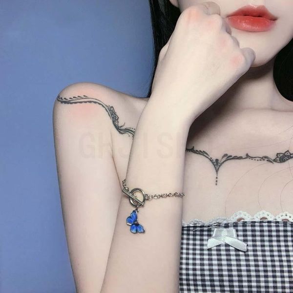 charm bracelets ladies men's bracelet fashion cute butterfly pendant golden blue dream couple chic coca jewelry surprise gift, Golden;silver
charm bracelets ladies men's bracelet fashion cute butterfly pendant golden blue dream couple chic coca jewelry surprise gift, Golden;silver