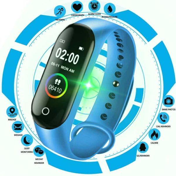 wristwatches m4 smart silicone watchs sport wristbands for women led screen fitness traker bluetooth waterproof lady sports + strap, Slivery;brown
wristwatches m4 smart silicone watchs sport wristbands for women led screen fitness traker bluetooth waterproof lady sports + strap, Slivery;brown