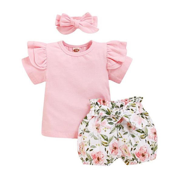 pudcoco baby girl floral print outfit short sleeve cotton t-shirt+floral shorts+headwear 3pcs born clothes set clothing sets, White
pudcoco baby girl floral print outfit short sleeve cotton t-shirt+floral shorts+headwear 3pcs born clothes set clothing sets, White