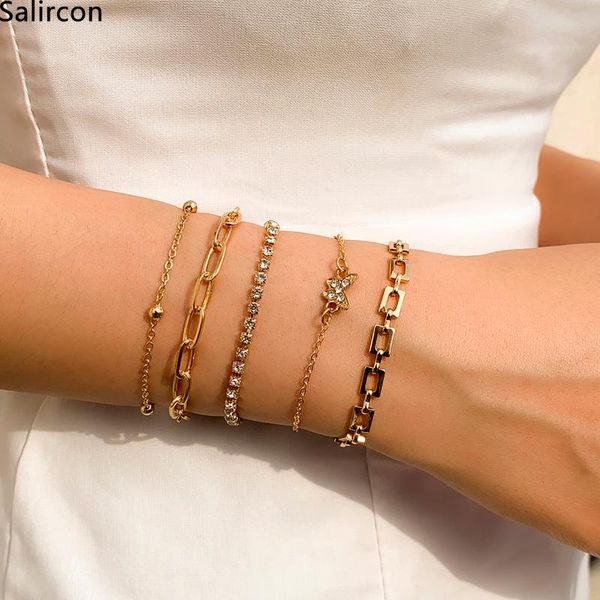 link, chain boho tennis statement multi layer link bracelets for women geometric round rhinestone butterfly decorations luxury jewelry, Black
link, chain boho tennis statement multi layer link bracelets for women geometric round rhinestone butterfly decorations luxury jewelry, Black