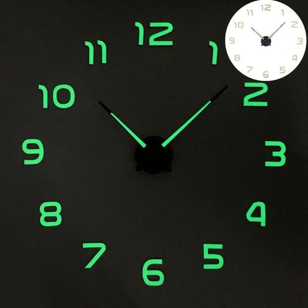 luminous wall clock clocks modern design watch digital large big 3d diy home decor mirror sticker arrival
luminous wall clock clocks modern design watch digital large big 3d diy home decor mirror sticker arrival