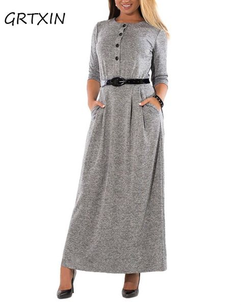 casual dresses 5xl 6xl autumn winter dress big size elegant long sleeve maxi women office work plus clothing, Black;gray
casual dresses 5xl 6xl autumn winter dress big size elegant long sleeve maxi women office work plus clothing, Black;gray