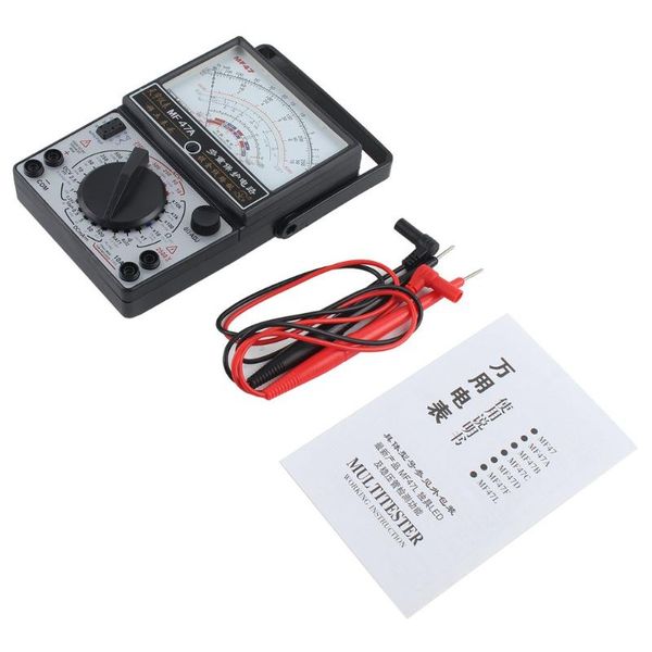 multimeters mf-47a analog multimeter dc/ac voltage current meter battery test handheld hfe tester multitester buzzer alarm pointer
multimeters mf-47a analog multimeter dc/ac voltage current meter battery test handheld hfe tester multitester buzzer alarm pointer