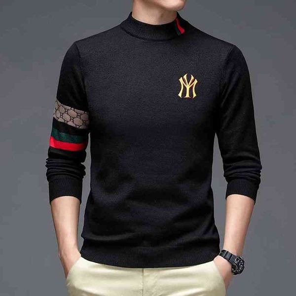 luxury designer high-end brand embroidered knitted sweater men's round neck autumn and winter warm casual fashion wear, White;black
luxury designer high-end brand embroidered knitted sweater men's round neck autumn and winter warm casual fashion wear, White;black