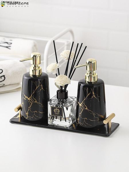 bath accessory set nordic bathroom supplies golden marble pattern ceramic lotion bottle tray decoration accessories
bath accessory set nordic bathroom supplies golden marble pattern ceramic lotion bottle tray decoration accessories
