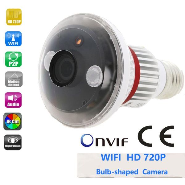 bc-780c hd 720p wifi bulb p2p ip network camera with 2pcs ir led array support wireless alarm sensors surveillance cameras
bc-780c hd 720p wifi bulb p2p ip network camera with 2pcs ir led array support wireless alarm sensors surveillance cameras