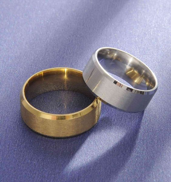 simple titanium jewelry 8mm double bevel matte drawing stainless steel men's ring, Silver
simple titanium jewelry 8mm double bevel matte drawing stainless steel men's ring, Silver