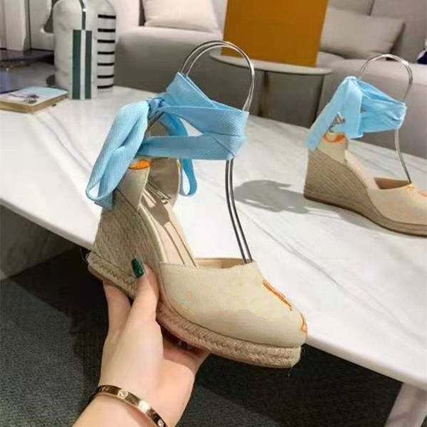 classic fashion high heels designer slides women's high heels sandals leather hemp rope woven slope heel platform comfortable womens sa, Black
classic fashion high heels designer slides women's high heels sandals leather hemp rope woven slope heel platform comfortable womens sa, Black