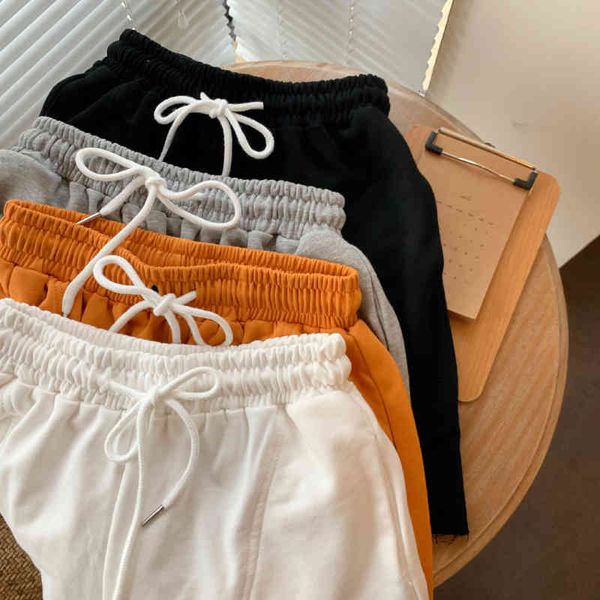 women's shorts cotton women sweat loose summer elastic waist jogger wide leg casual solid pockets girls biker fashion uu2e, White;black
women's shorts cotton women sweat loose summer elastic waist jogger wide leg casual solid pockets girls biker fashion uu2e, White;black