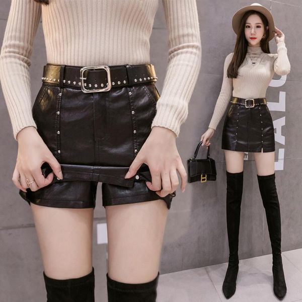 skirts autumn & winter korean high waist thin leather pants casual simple black women a-line short skirt 9y5d
skirts autumn & winter korean high waist thin leather pants casual simple black women a-line short skirt 9y5d
